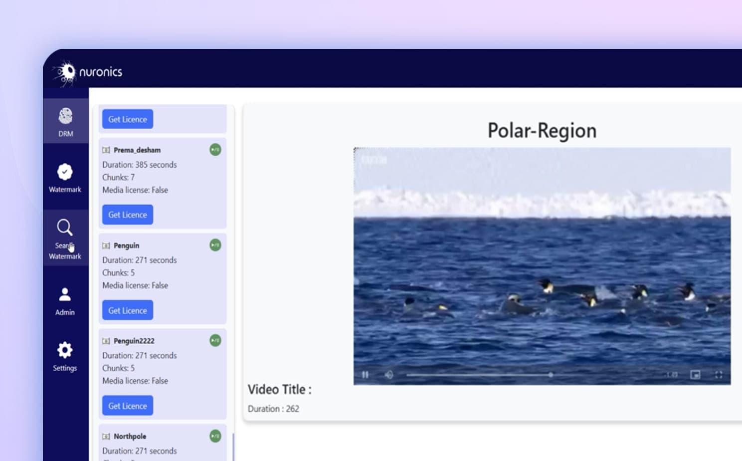 SecureStream secure video player